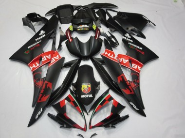 Abarth Noir Mat 06-07 Yamaha R6 Carénage