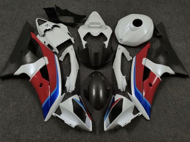 Blanc Rouge & Bleu 08-16 Yamaha R6 Carénage