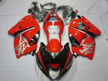 Décalcomanie Argentée Rouge & Noire 97-07 Suzuki GSXR 1300 Carénage