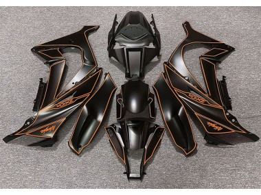 Doublure Noir Mat & Orange 11-15 Kawasaki ZX10R Carénage