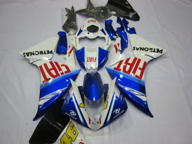 Fiat Avec Bleu Clair 12-14 Yamaha R1 Carénage