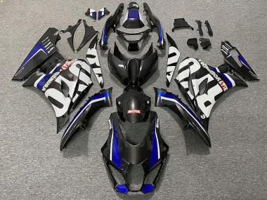Fiber De Carbone Style & Bleu 17-23 Suzuki GSXR 1000 Carénage