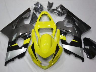 Jaune & Gris 04-05 Suzuki GSXR 600-750 Carénage
