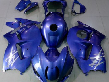 Logo Bleu Brillant & Argent 97-07 Suzuki GSXR 1300 Carénage