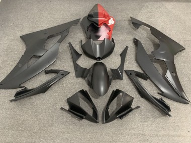Noir Mat & Rouge 08-16 Yamaha R6 Carénage