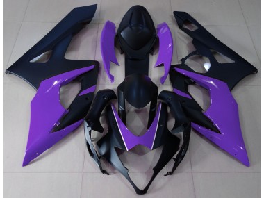 Noir Mat & Violet 05-06 Suzuki GSXR 1000 Carénage
