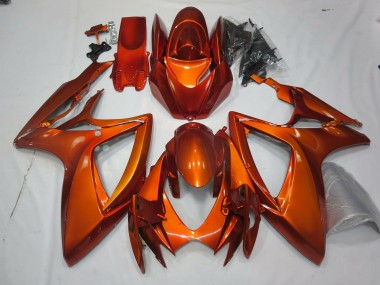Orange Brûlée 06-07 Suzuki GSXR 600-750 Carénage