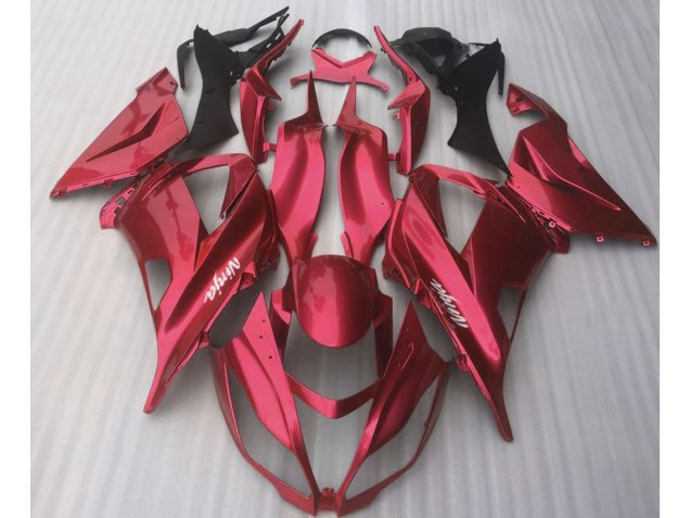 Rouge Bonbon Brillant 16-19 Kawasaki ZX10R Carénage