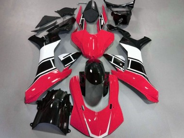 Rouge Brillant Blanc & Noir 15-19 Yamaha R1 Carénage