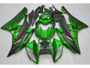 Vert Métallisé & Noir 06-07 Yamaha R6 Carénage